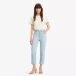 501® Crop Light Indigo-Worn In