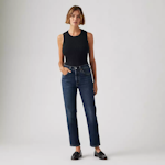 501® Crop Dark Indigo- Worn In