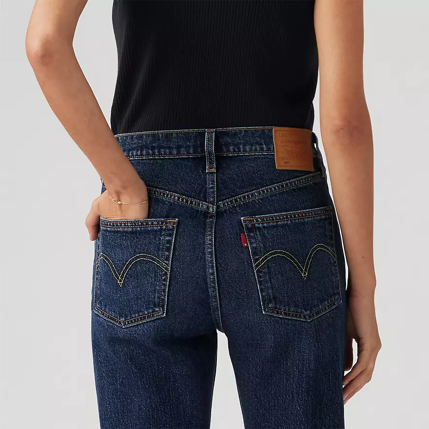 LEVI'S - 501® Crop Dark Indigo- Worn In