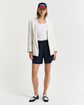 Relaxed Fit Linen Blend Pull-On Shorts