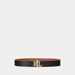 Reversible Pebbled Leather Wide Belt