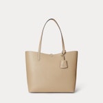 Faux-Leather Large Reversible Tote Bag