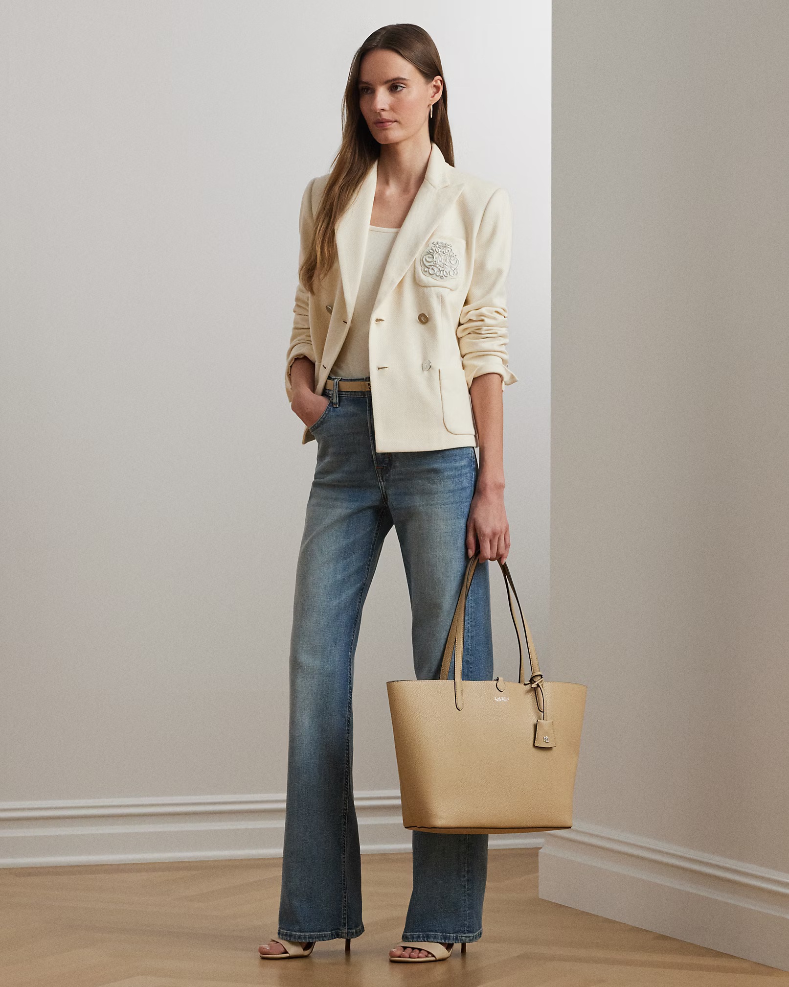 LAUREN RALPH LAUREN - Faux-Leather Large Reversible Tote Bag