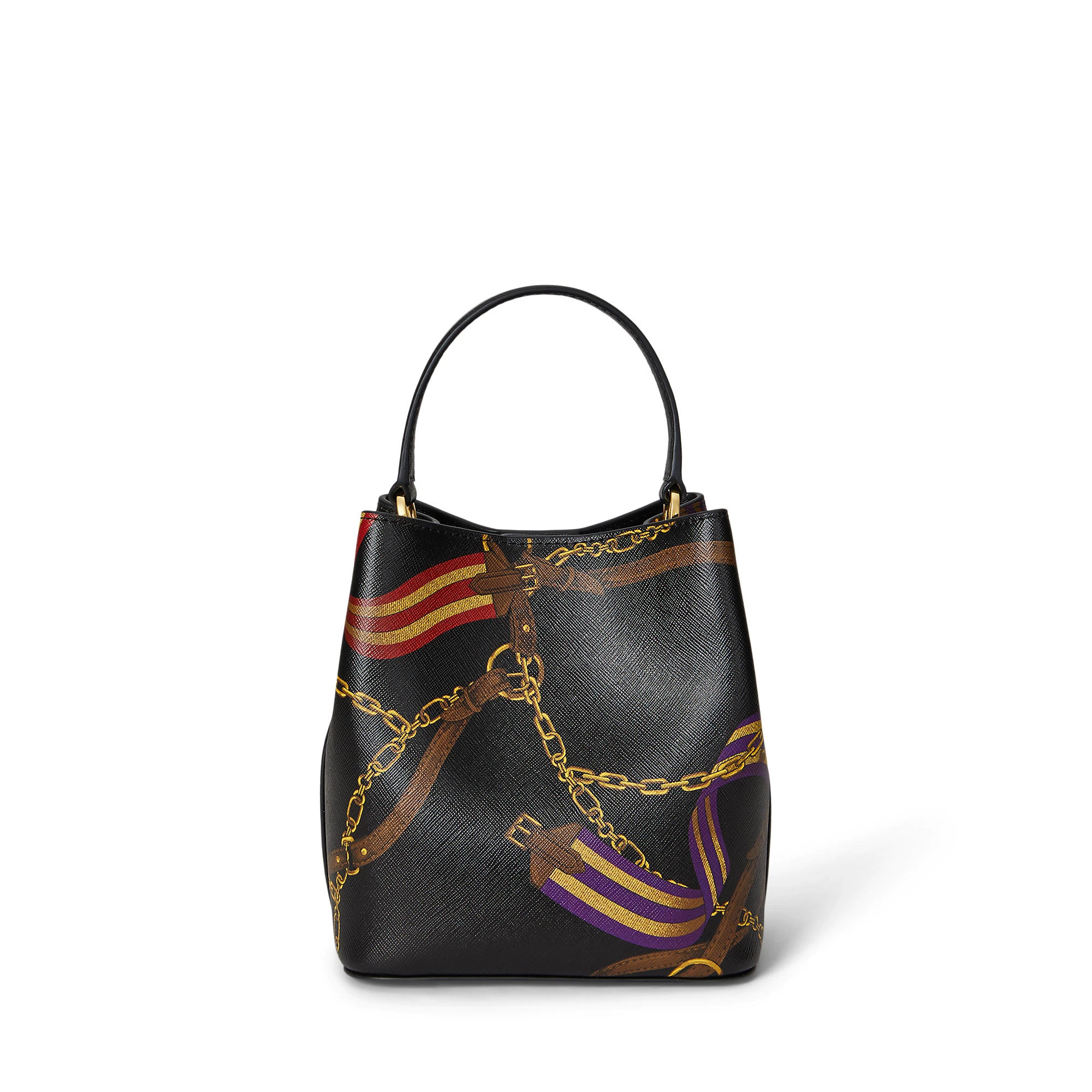 LAUREN RALPH LAUREN - Leather Small Reese Bucket Bag