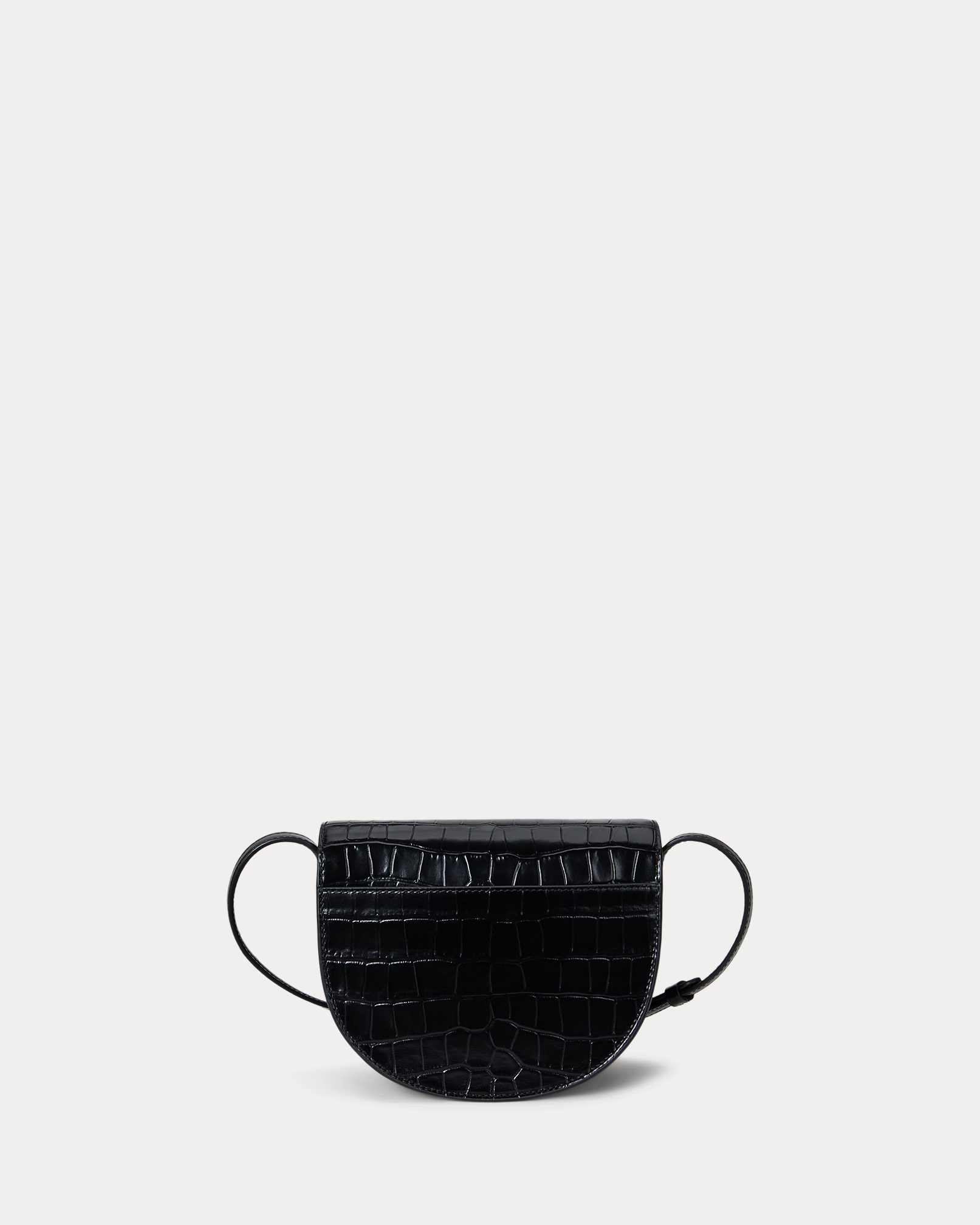 LAUREN RALPH LAUREN - Croc-Embossed Medium Witley Crossbody
