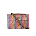 Rainbow Woven Kensington Bag