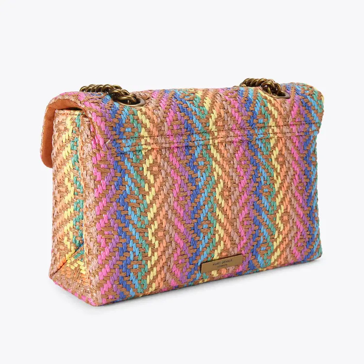 KURT GEIGER - Rainbow Woven Kensington Bag