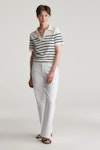 Short Sleeved Cotton Knit Pullover
