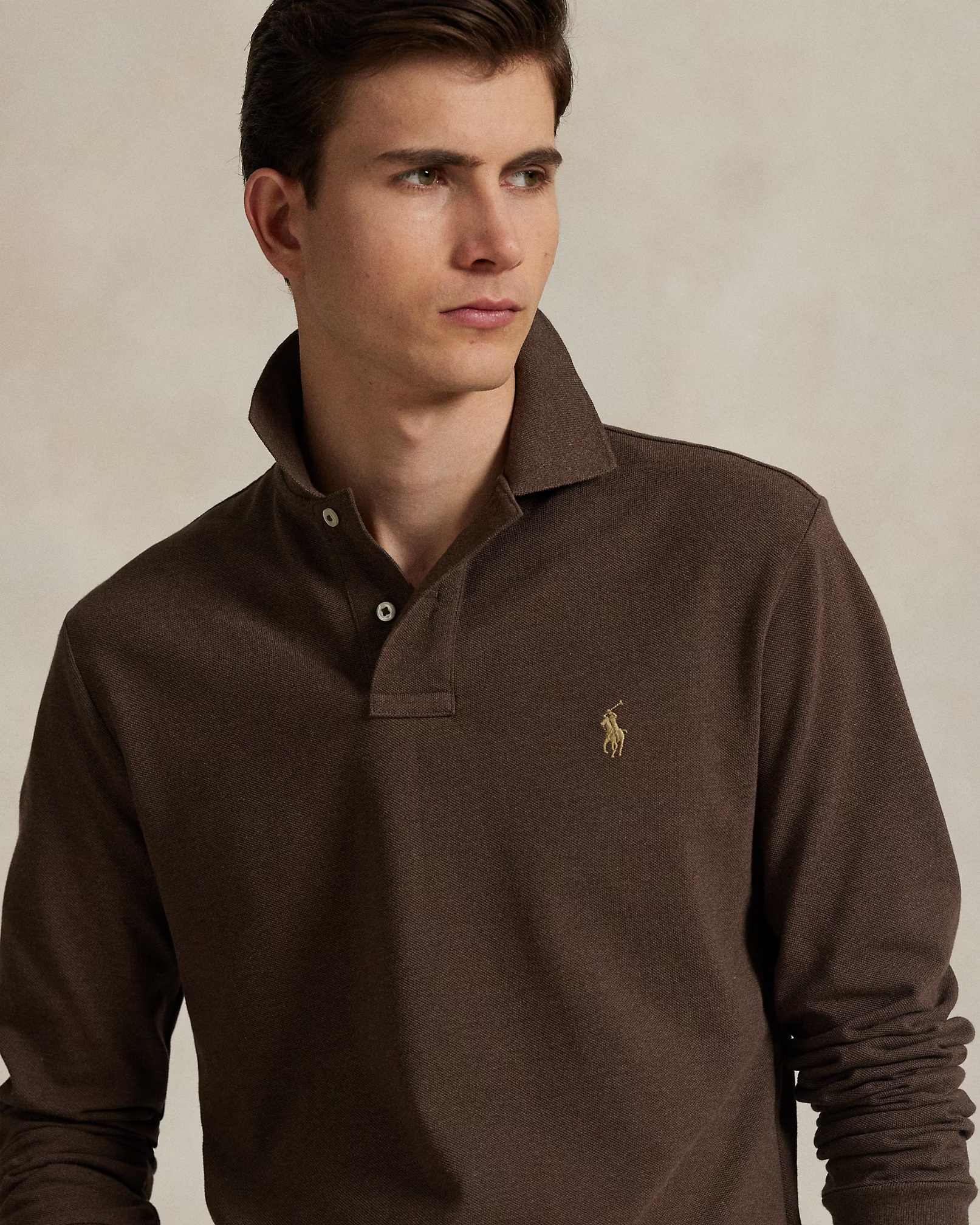 POLO RALPH LAUREN - Custom Slim Fit Mesh Polo Shirt