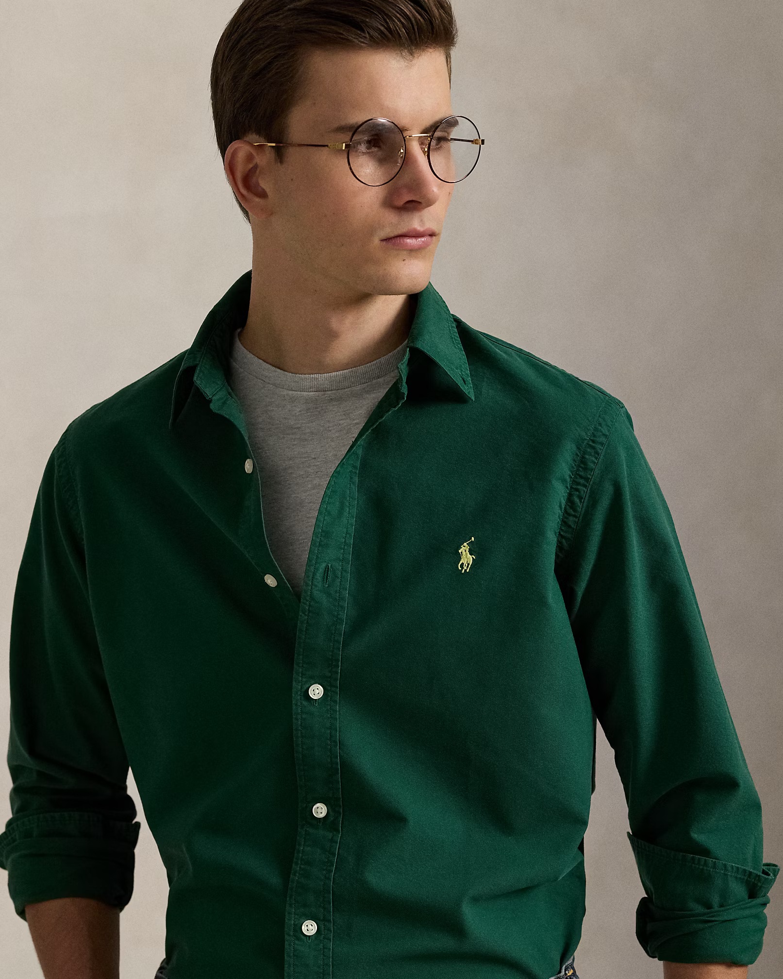 POLO RALPH LAUREN - Slim Fit Garment-Dyed Oxford Shirt