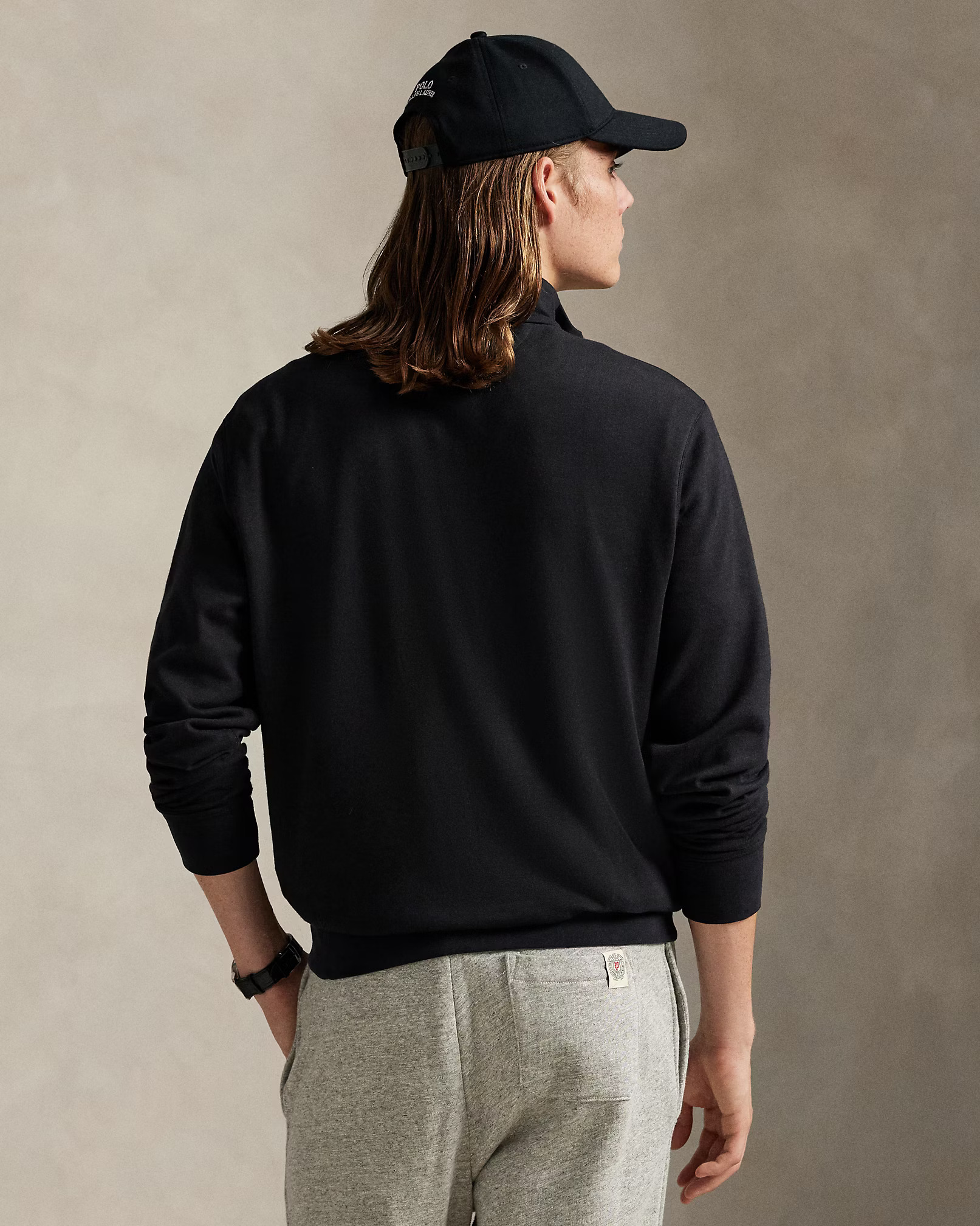 POLO RALPH LAUREN - Luxury Jersey Quarter-Zip Pullover