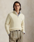 Cotton Quarter-Zip Jumper