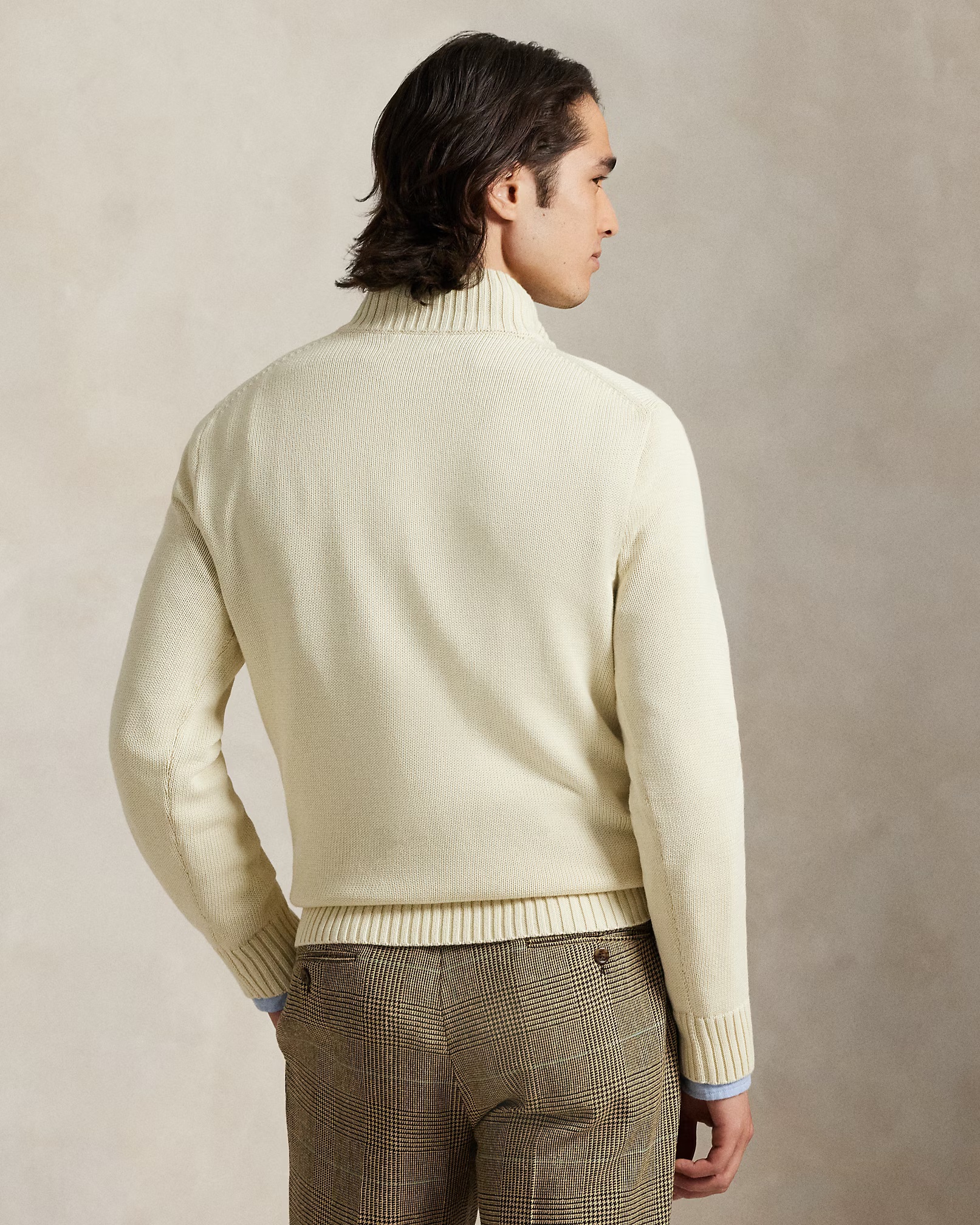 POLO RALPH LAUREN - Cotton Quarter-Zip Jumper