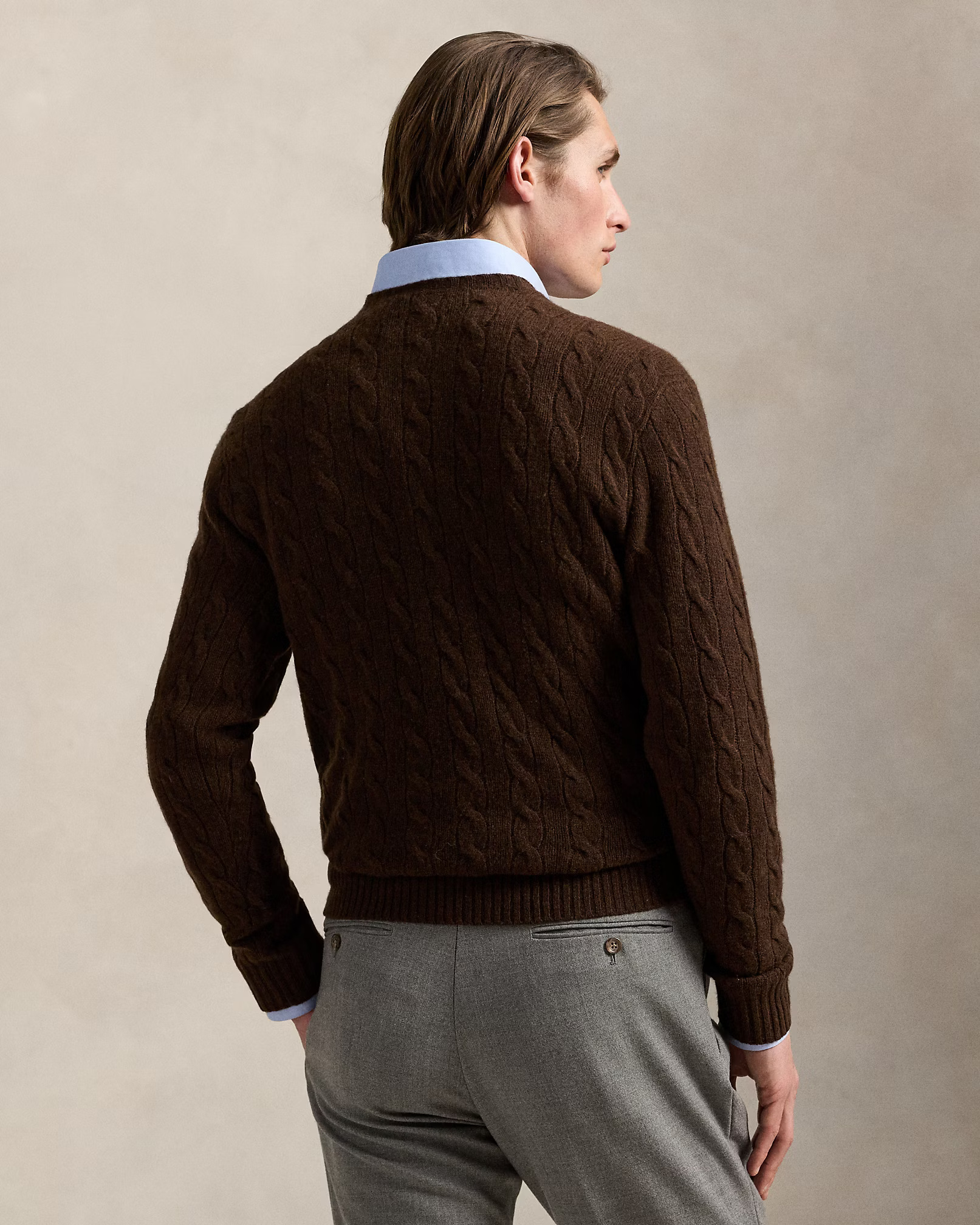 POLO RALPH LAUREN - Cable-Knit Wool-Cashmere Jumper