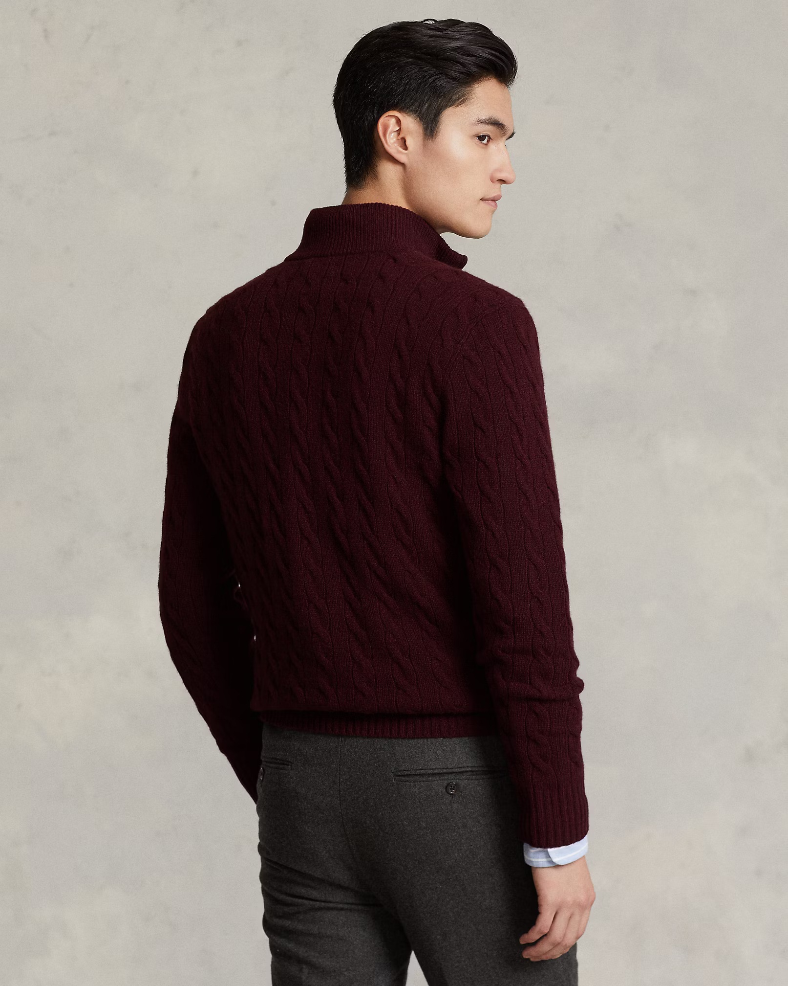 POLO RALPH LAUREN - Cable-Knit Wool-Cashmere Jumper