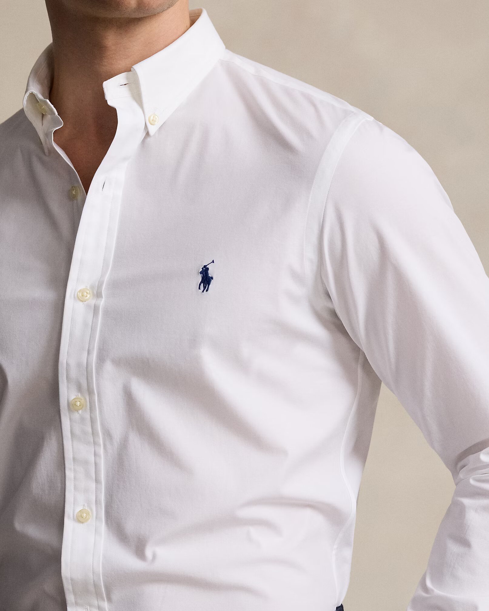 POLO RALPH LAUREN - Slim Fit Stretch Poplin Shirt
