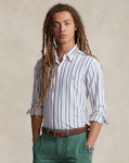 Custom Fit Striped Oxford Shirt