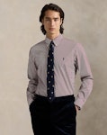 Slim Fit Striped Stretch Poplin Shirt