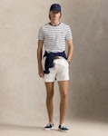 Custom Slim Fit Striped Jersey T-Shirt