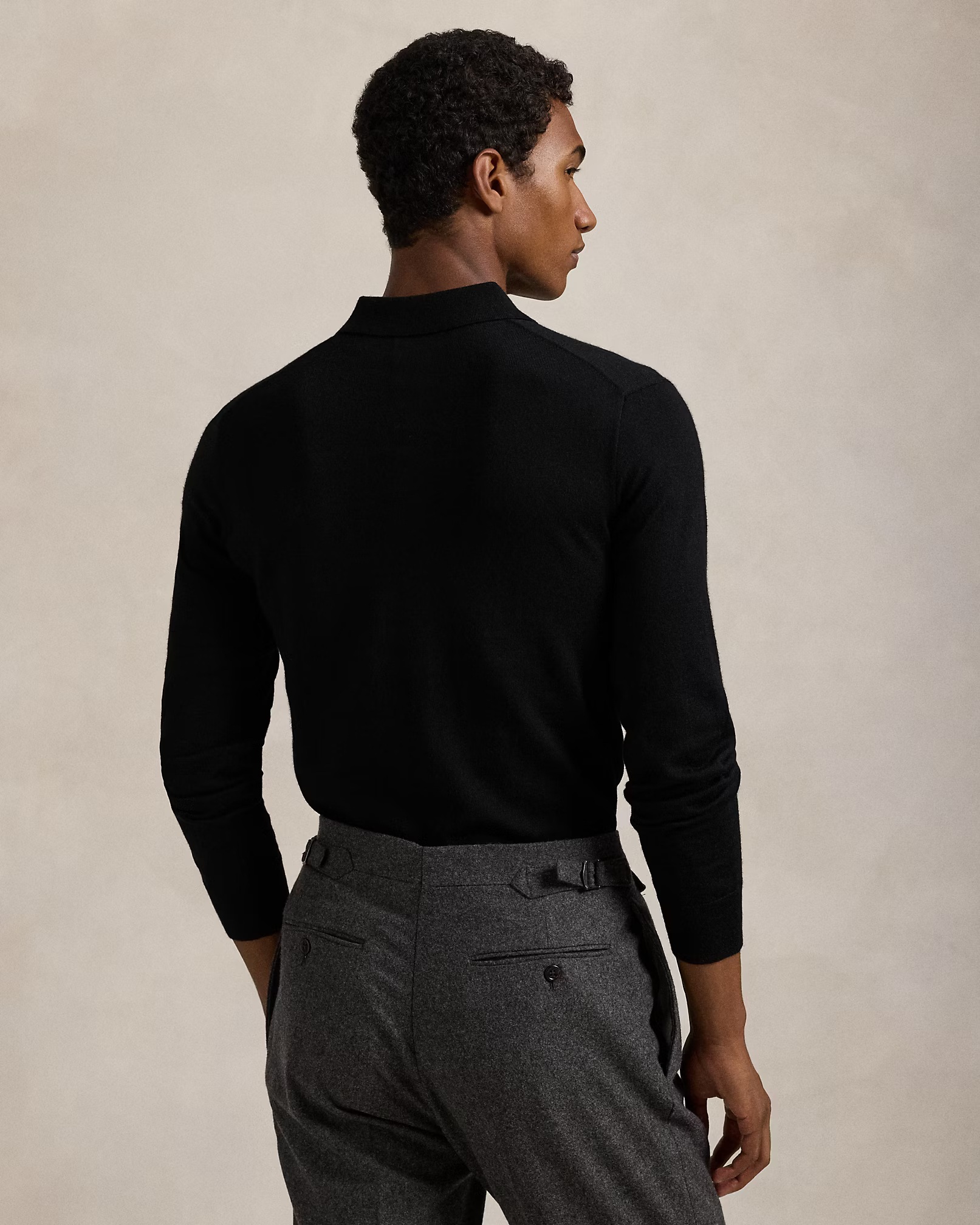 POLO RALPH LAUREN - Wool Polo-Collar Jumper