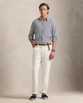 Custom Fit Striped Linen Shirt