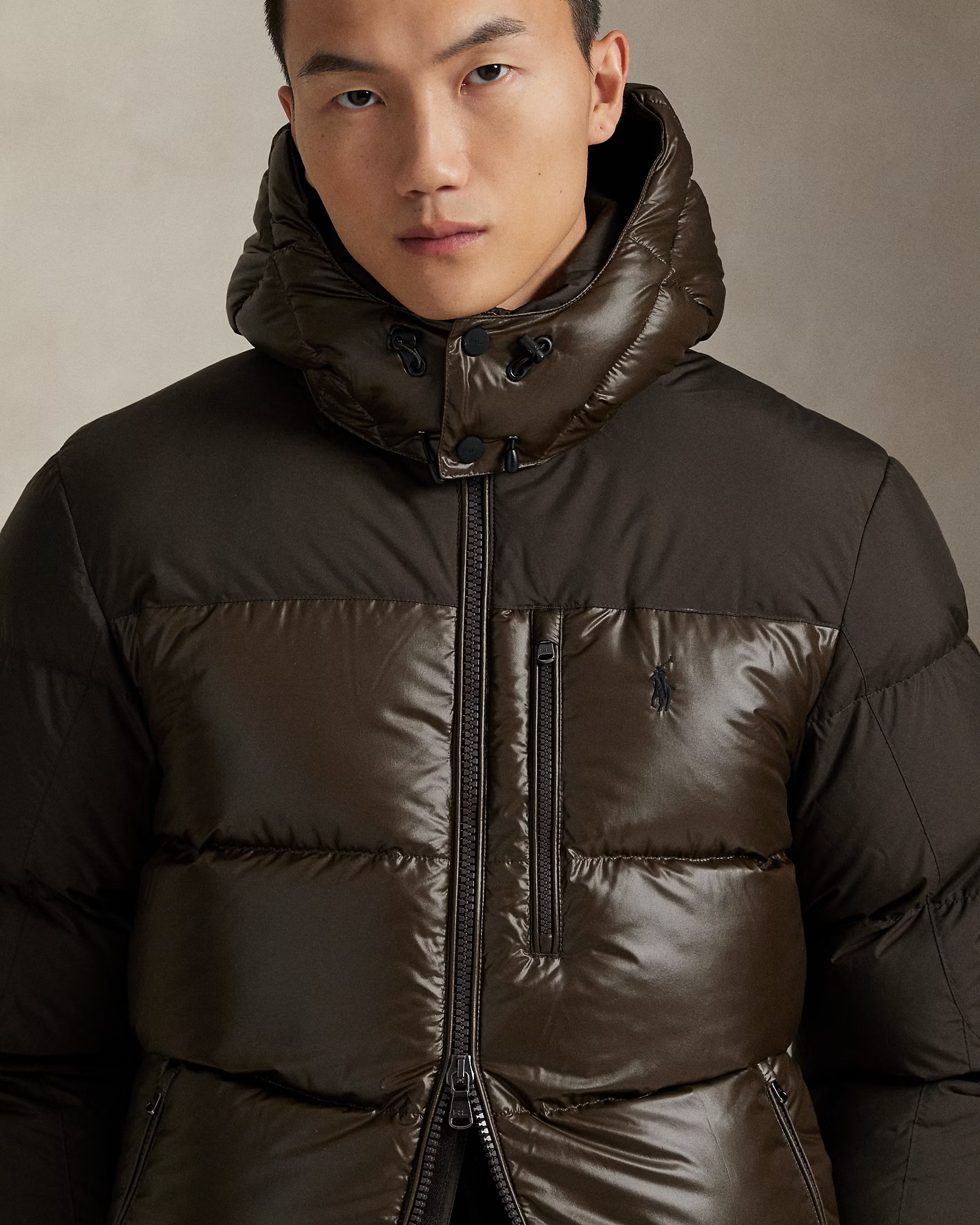 POLO RALPH LAUREN - The Gorham Two-Tone Down Jacket