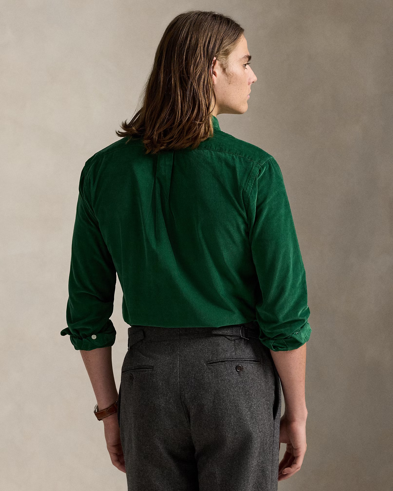 POLO RALPH LAUREN - Custom Fit Polo Bear Corduroy Shirt