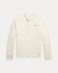 Waffle-Knit Henley Sleep Shirt