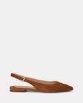 Londyn Suede Slingback Flat