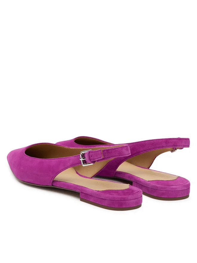 LAUREN RALPH LAUREN - Londyn Suede Slingback Flat