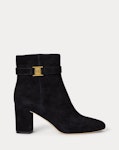 Kellie Suede Bootie Heel