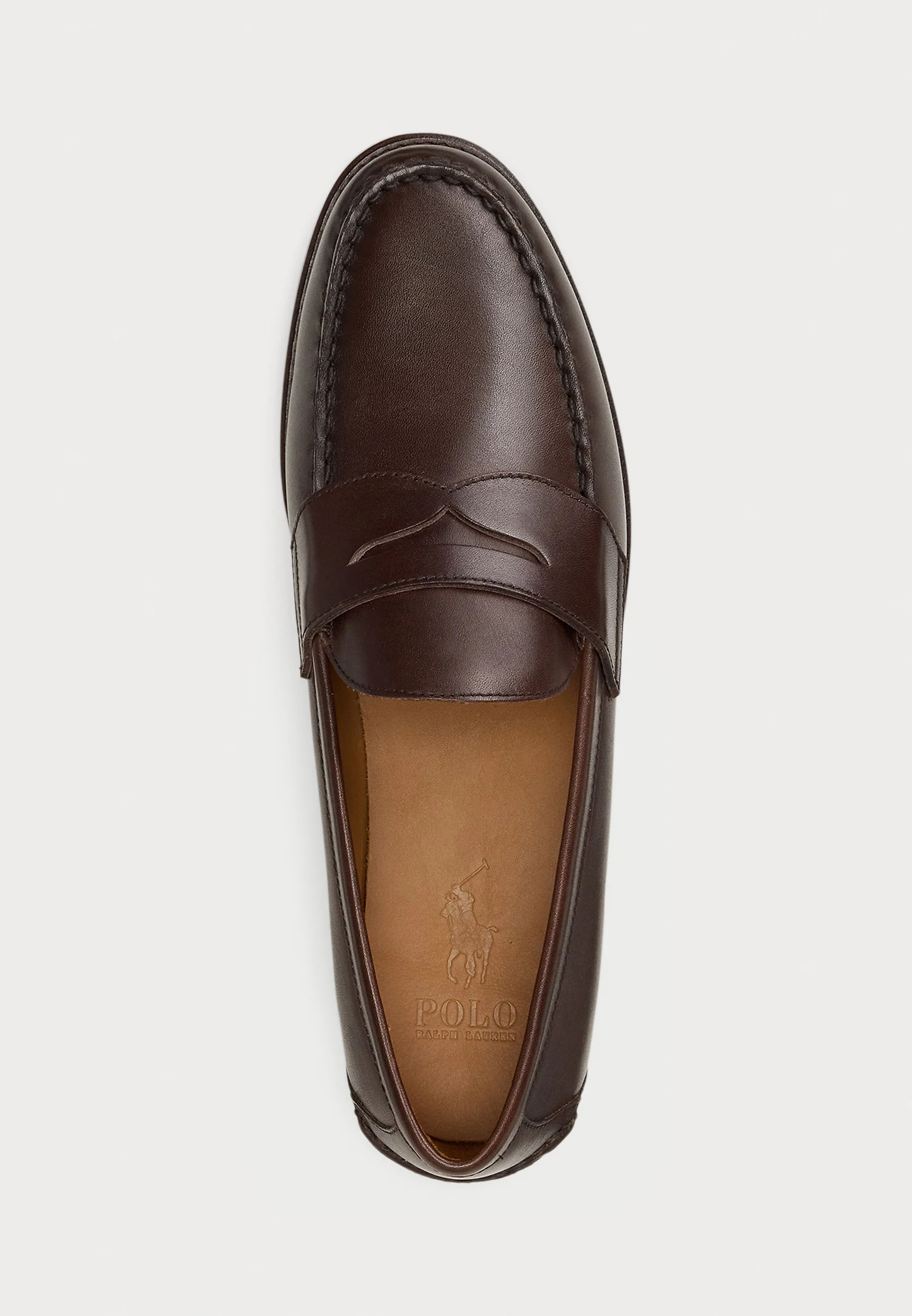 POLO RALPH LAUREN - Alston Burnished Leather Penny Loafer