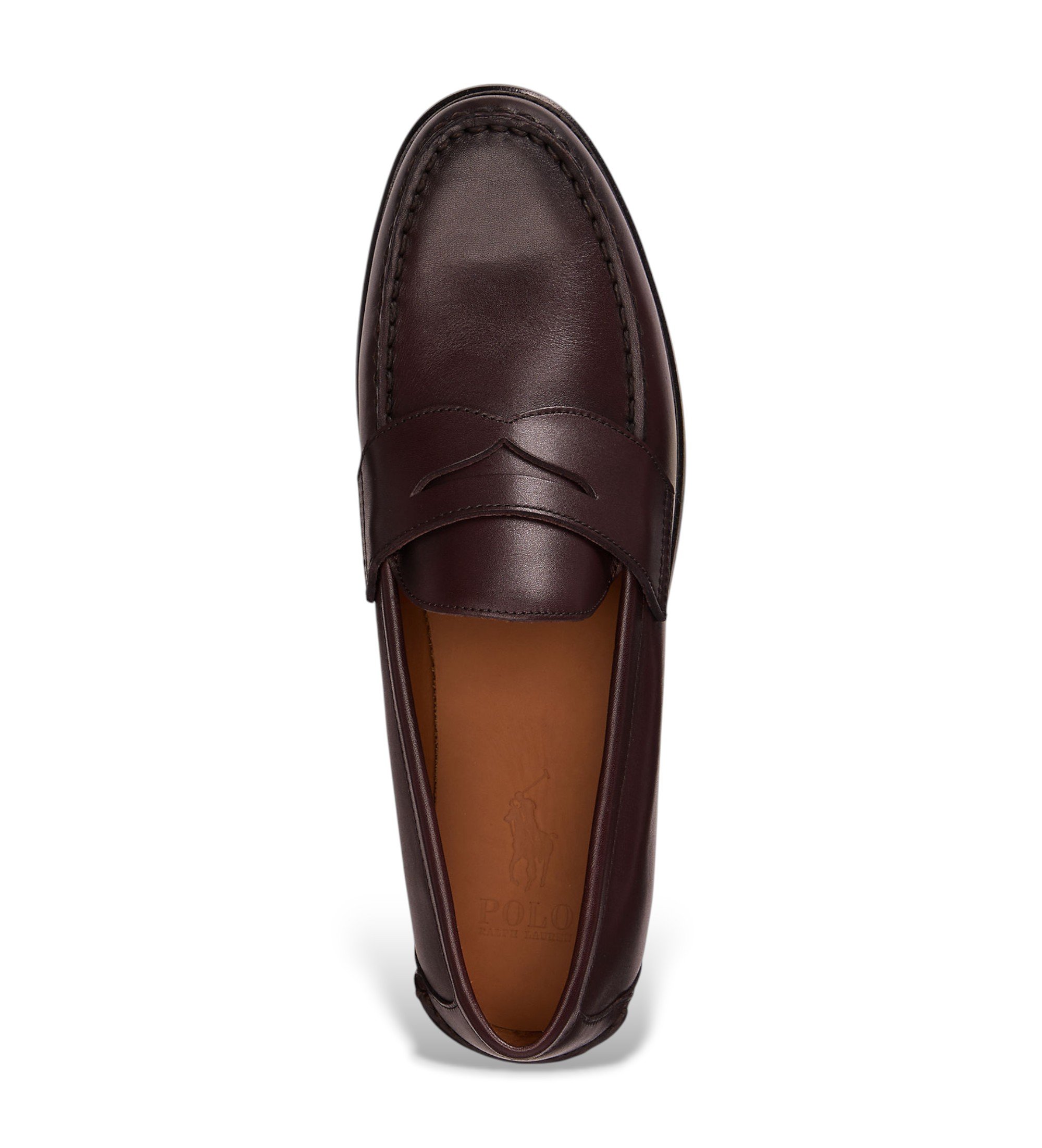 POLO RALPH LAUREN - Alston Penny Leather Moccasins