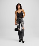 Satin Lace Top