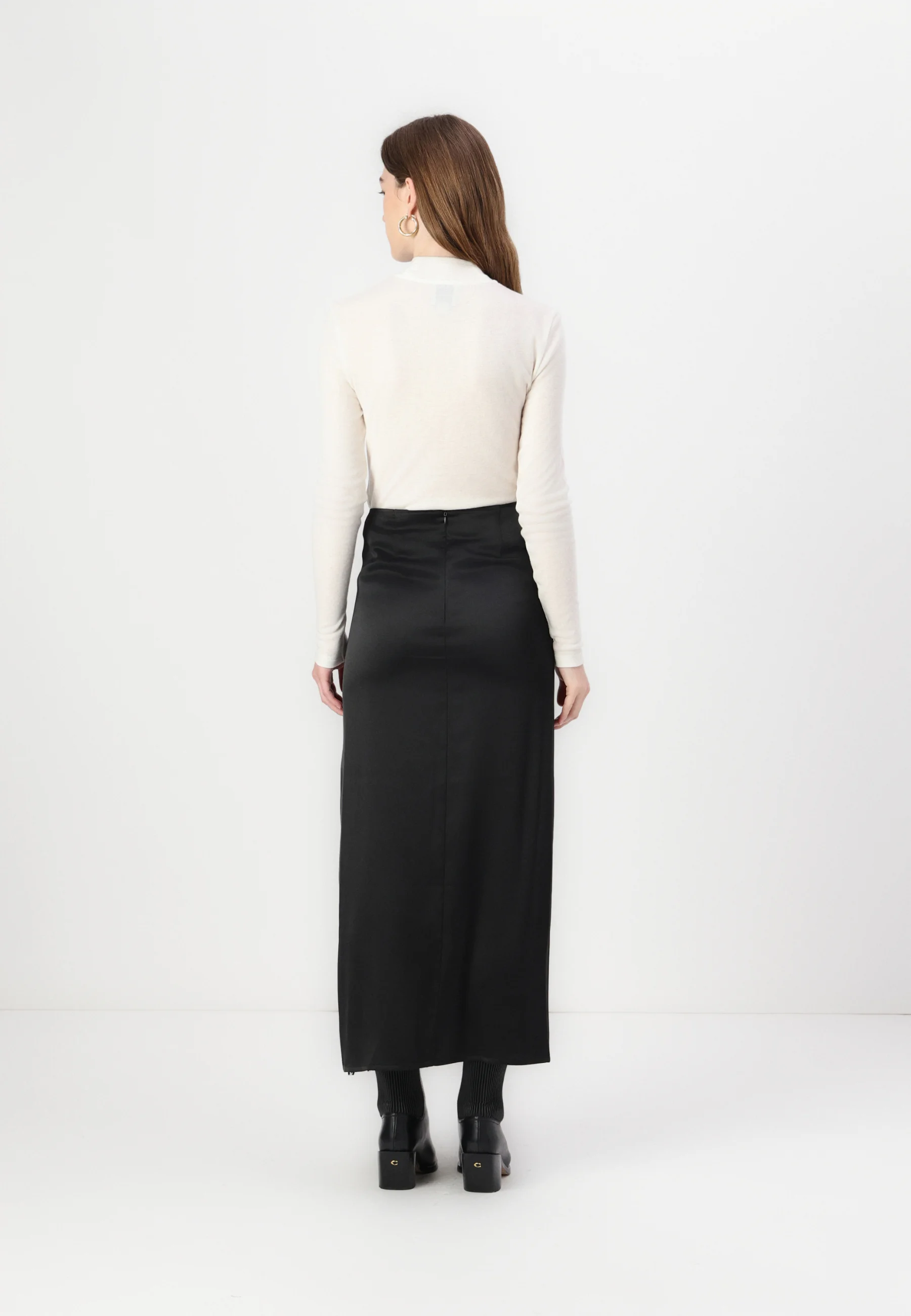 KARL LAGERFELD JEANS - KLJ Satin Maxi Skirt