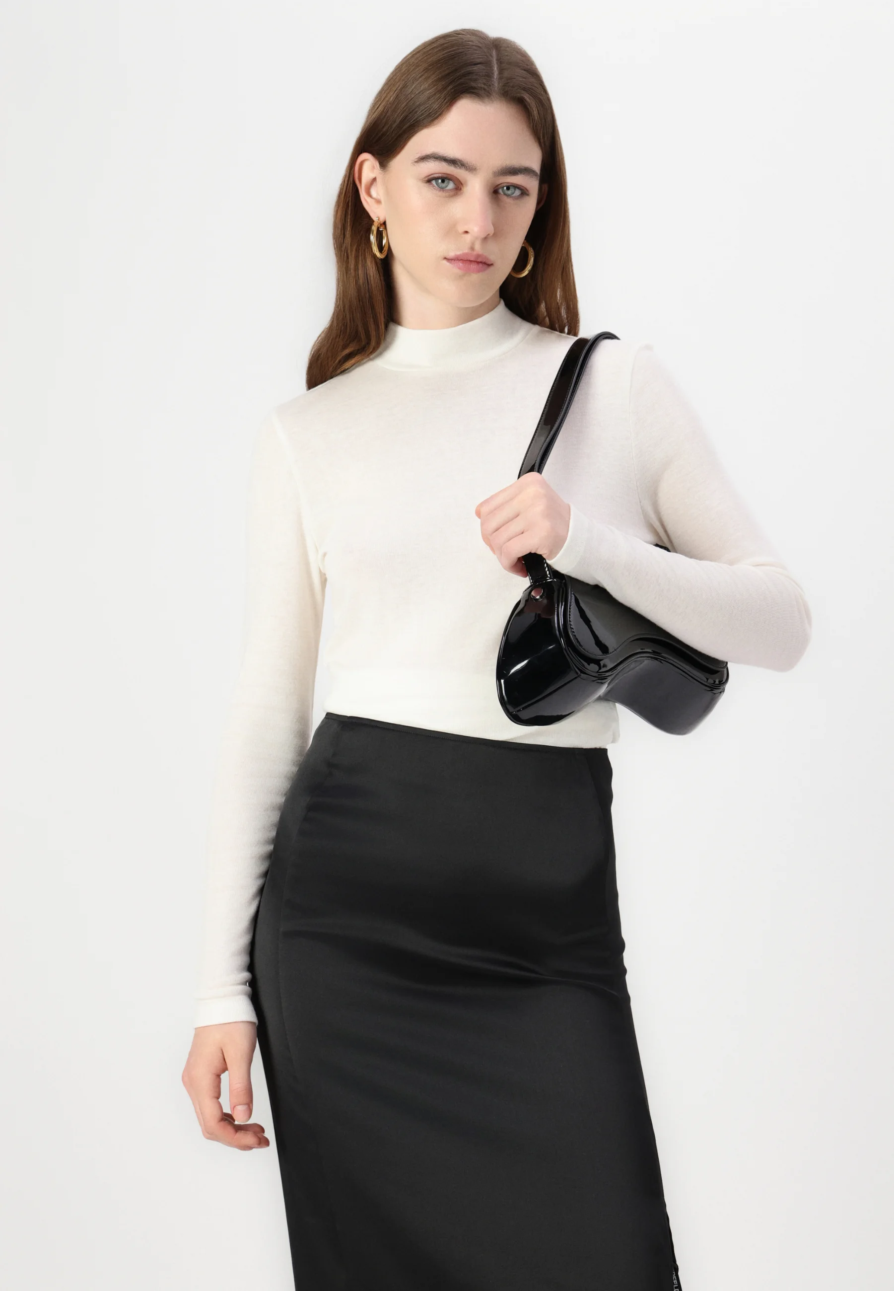 KARL LAGERFELD JEANS - KLJ Satin Maxi Skirt