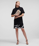 Karl Signature Hem Dress