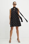 Rhinestone Karl Coctail Dress