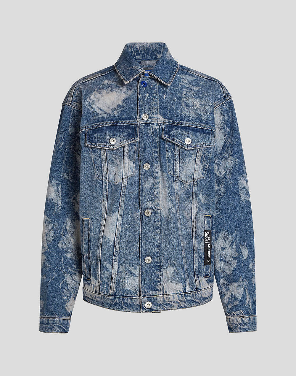 KARL LAGERFELD JEANS - Relaxed Logo Denim Jacket