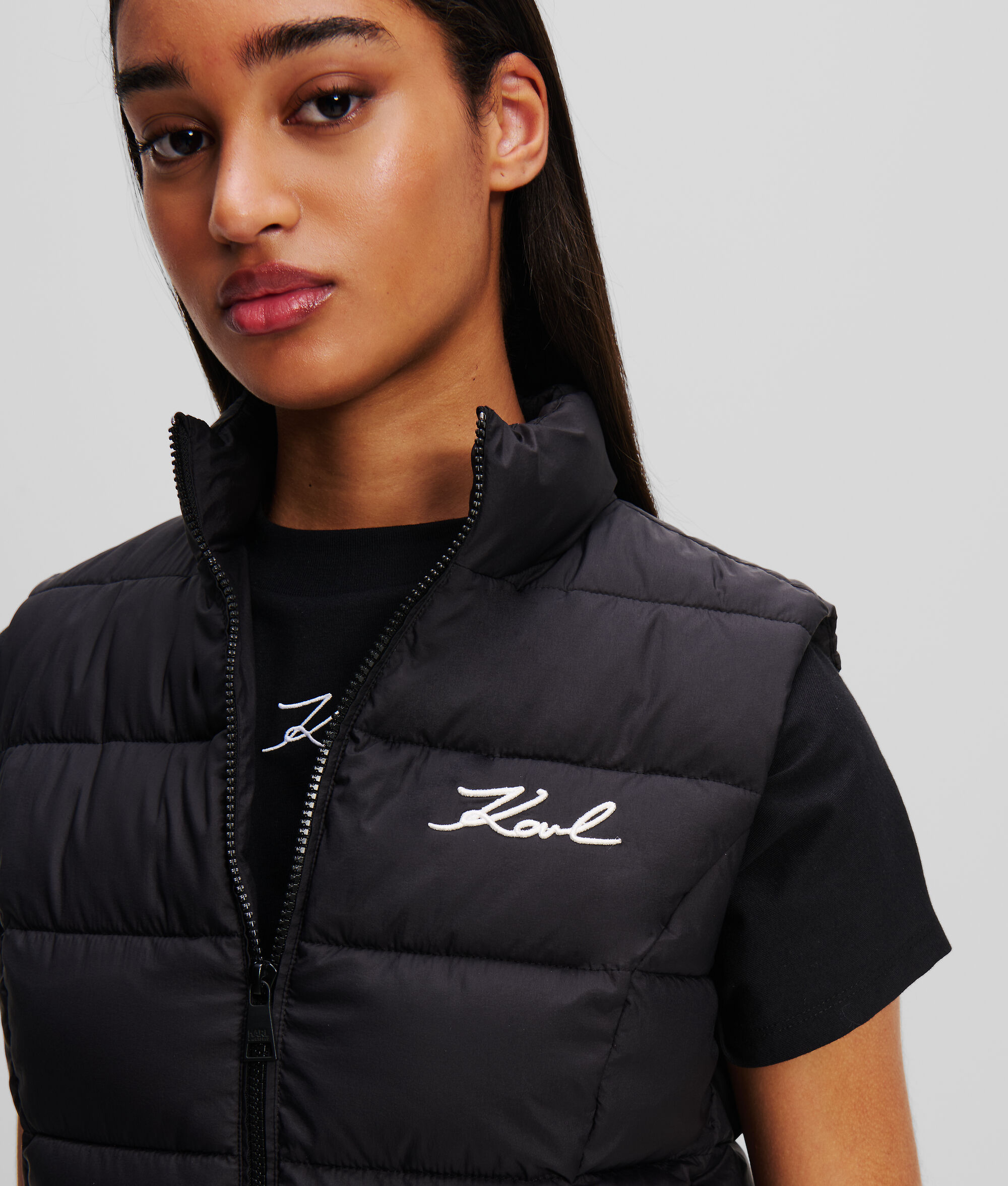 KARL LAGERFELD - Lightweight Puffer Gilet