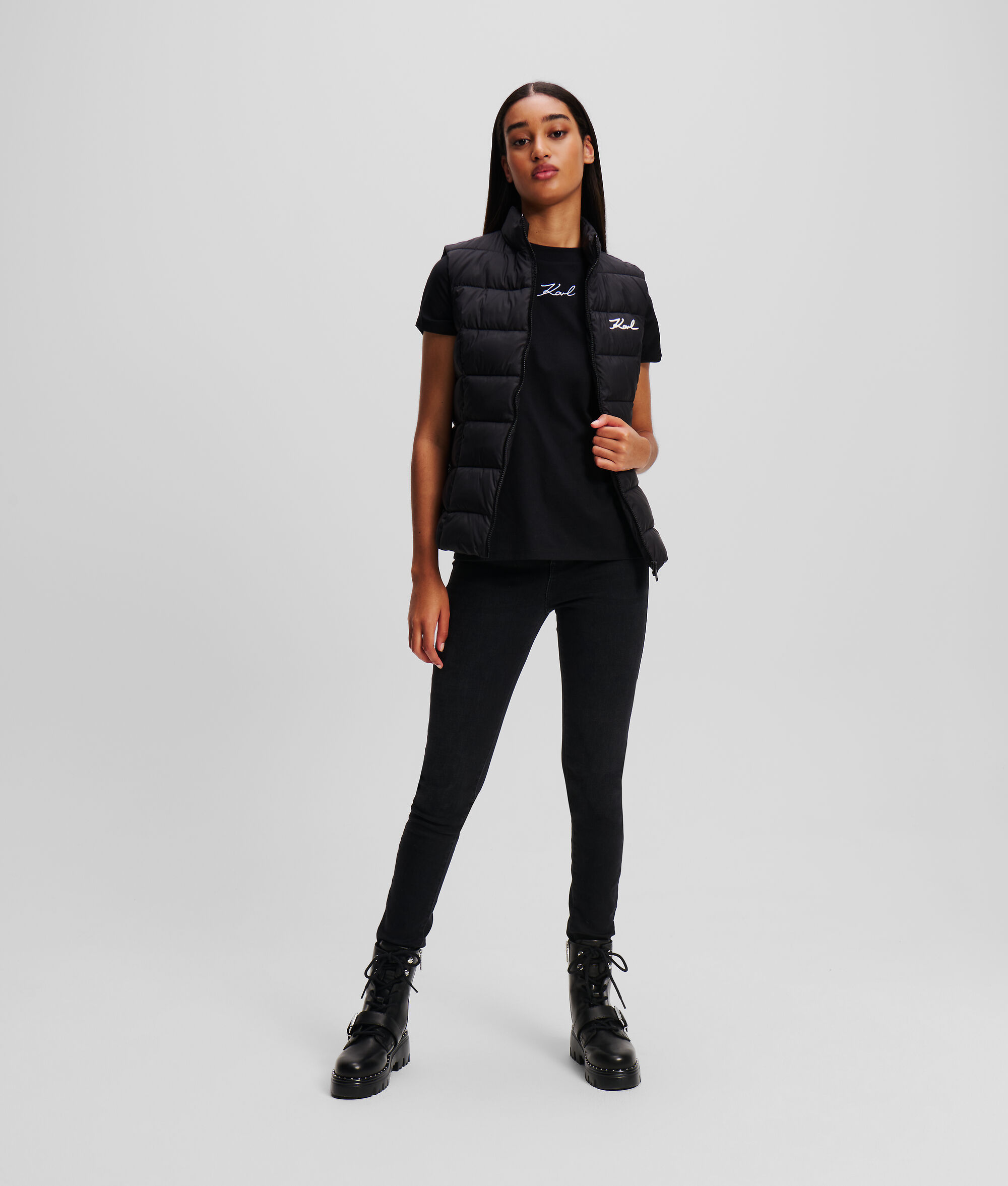 KARL LAGERFELD - Lightweight Puffer Gilet