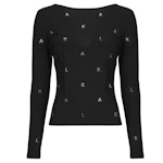 Rhinestone Karl Open Back