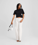 Reg Cropped Monogram Tee