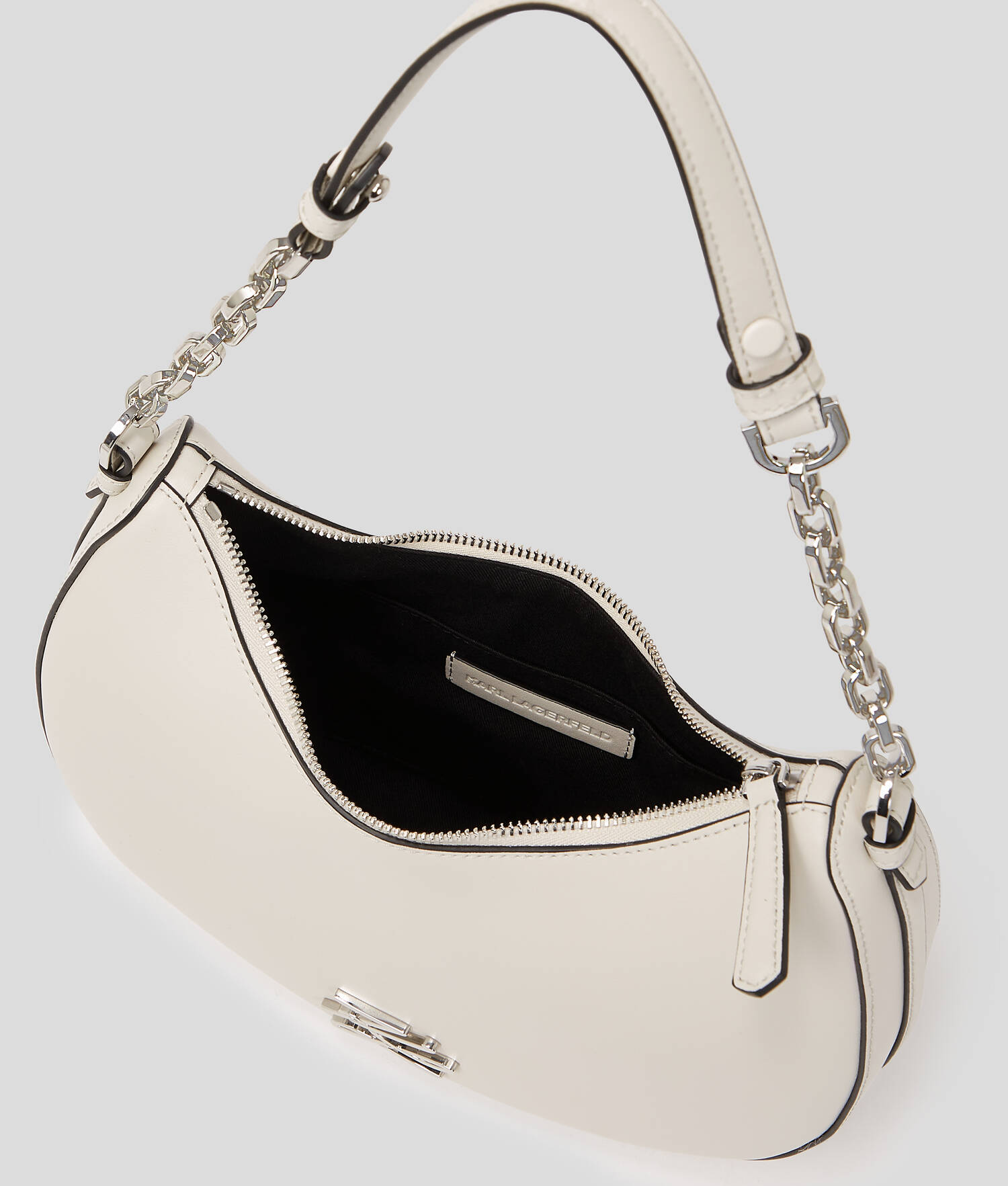 KARL LAGERFELD - Autograph Moon Shoulder Bag
