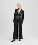 Contrast Stitch Pants