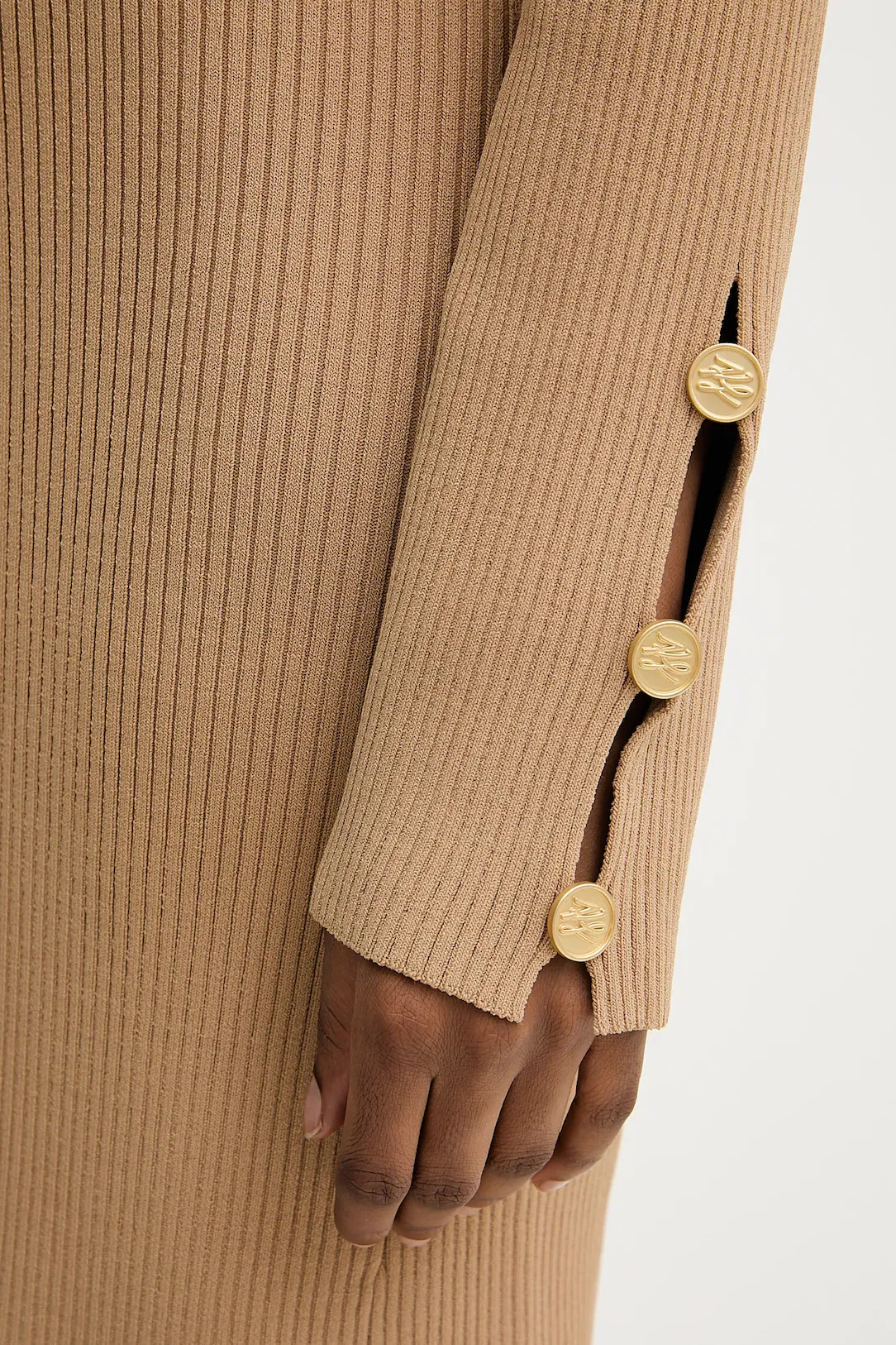 KARL LAGERFELD - Elegant LongSleeved Knit Dress