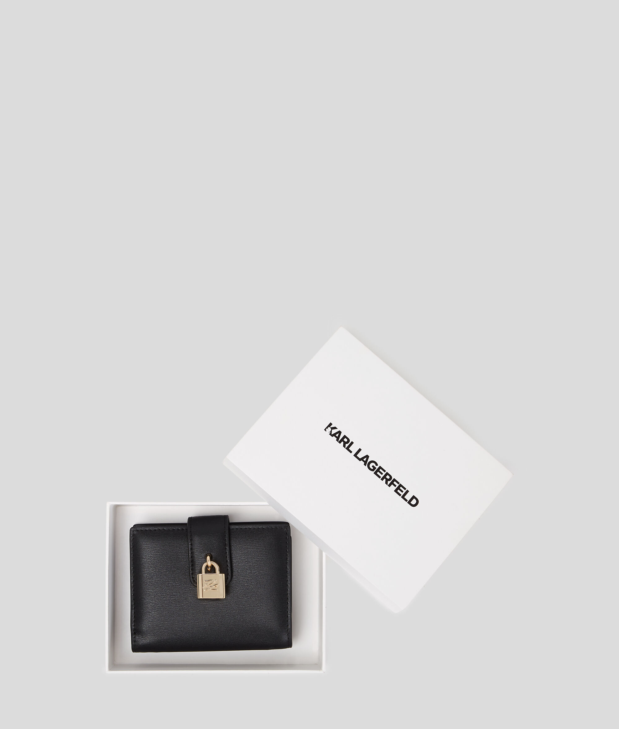 KARL LAGERFELD - Autograph Padlock Md Wallet
