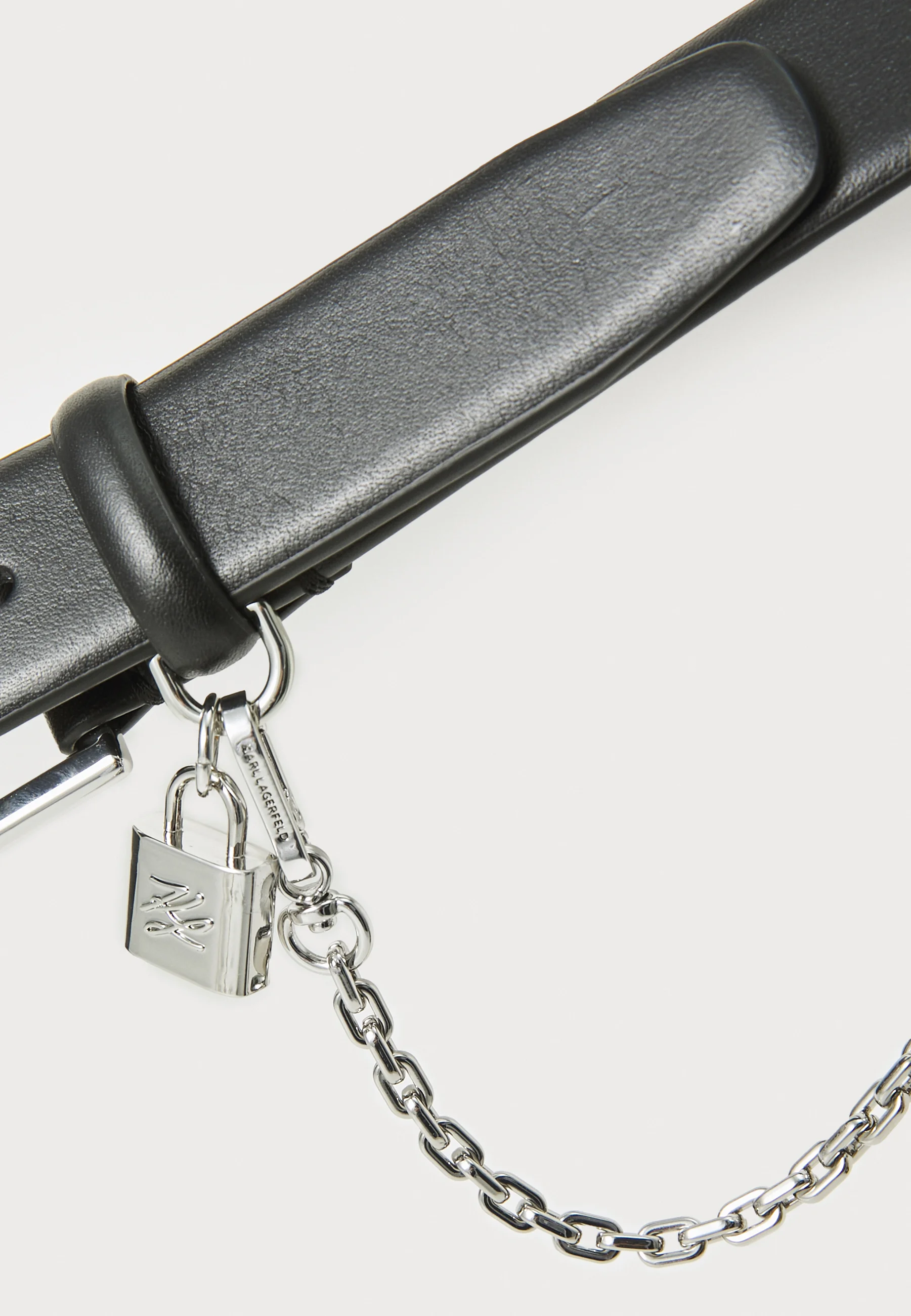 KARL LAGERFELD - K/Autograph Padlock H3 Belt