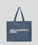 Logo Shopper Denin Bag