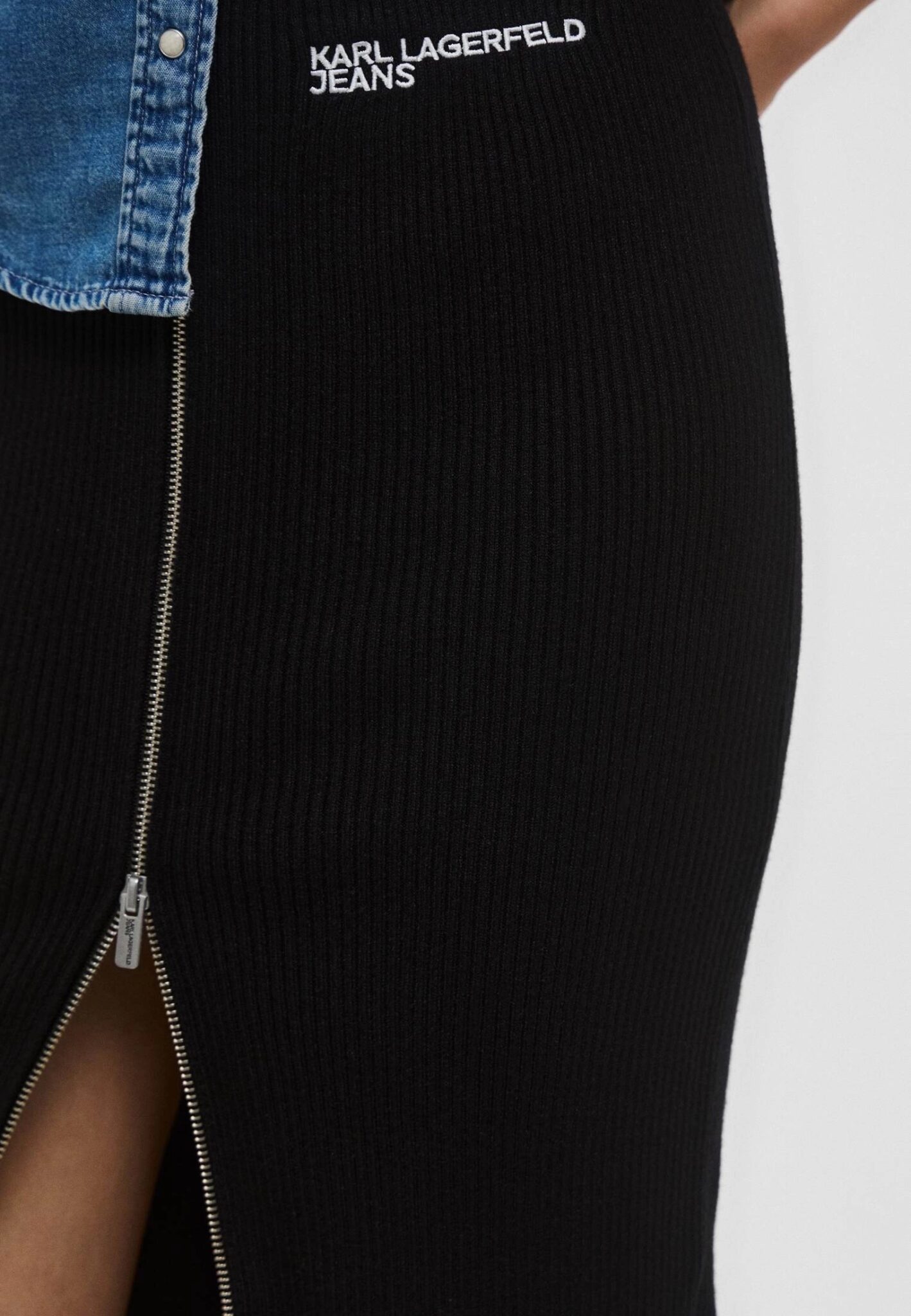 KARL LAGERFELD JEANS - Knitted Midi Skirt